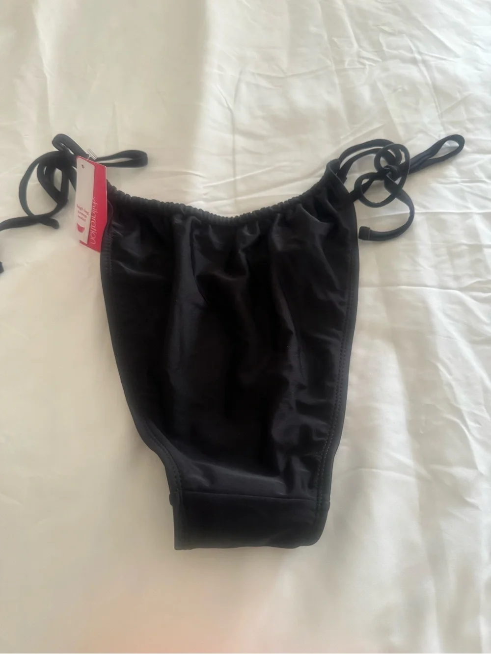 Xhilaration Black Tie-Side Bikini Bottom